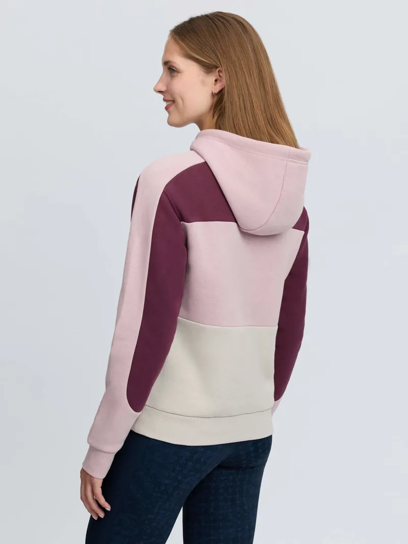 LeMieux Kadie Colour Block Hoodie in Wild Rose-2