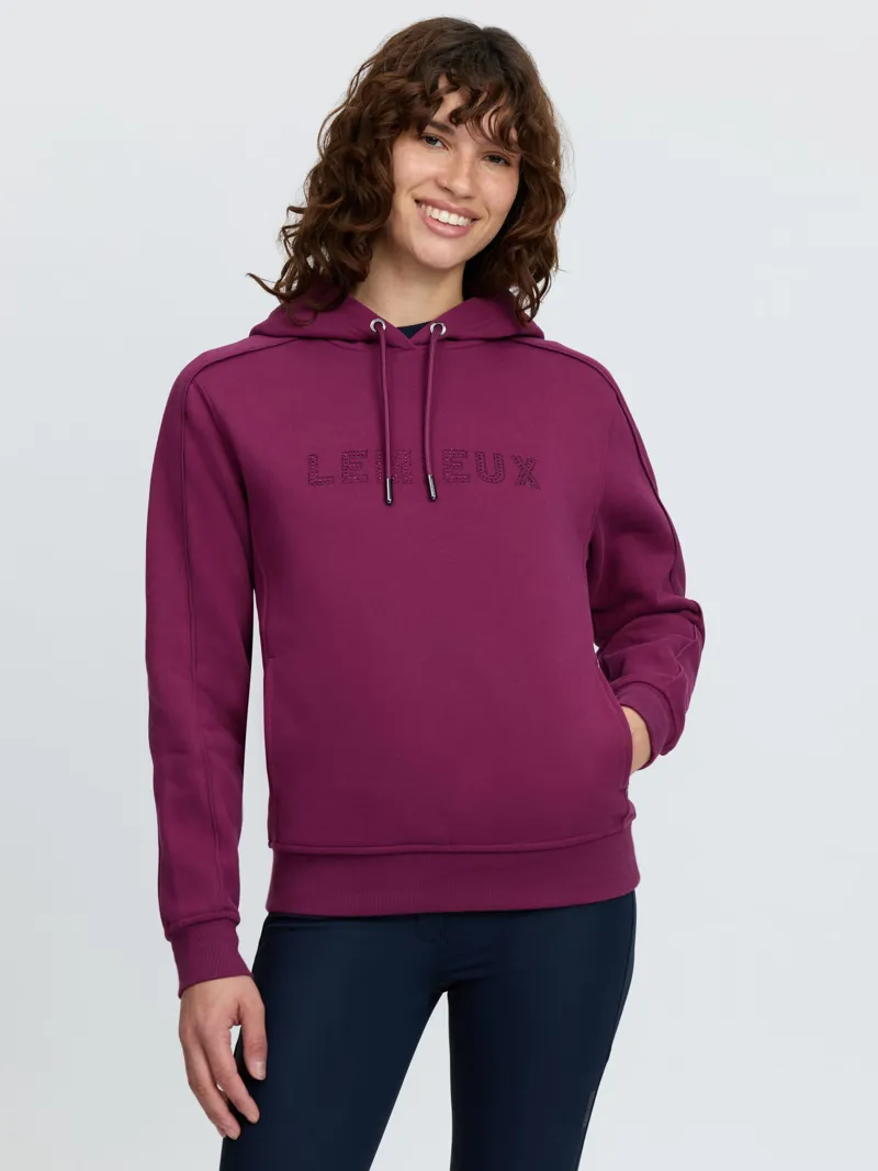 LeMieux Eden Sparkle Hoodie Blackberry-1