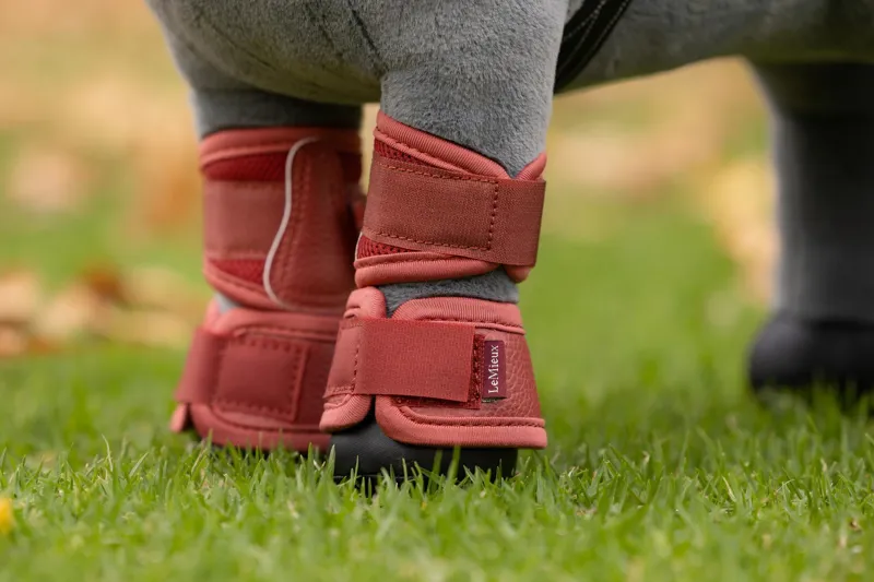 LeMieux Toy Pony Over Reach Boots Russet-1