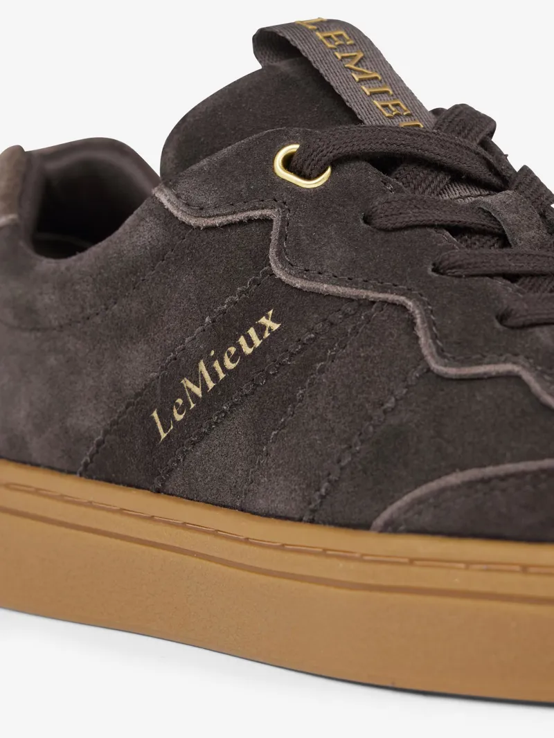 LeMieux Stockbridge Suede Lifestyle Trainers Cocoa-1
