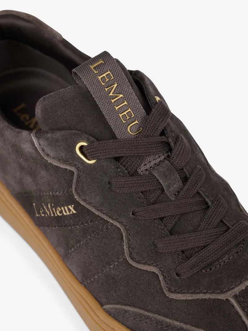 LeMieux Stockbridge Suede Lifestyle Trainers Cocoa-2