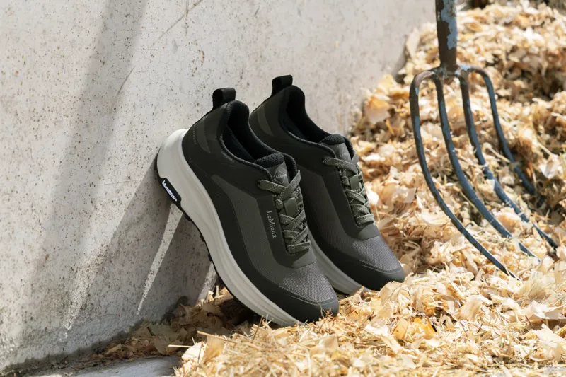  LeMieux Kanta Waterproof Trainers in Olive-4