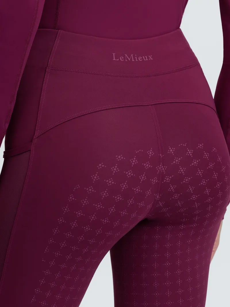 LeMieux Naomi Pull On Breeches in Blackberry-1