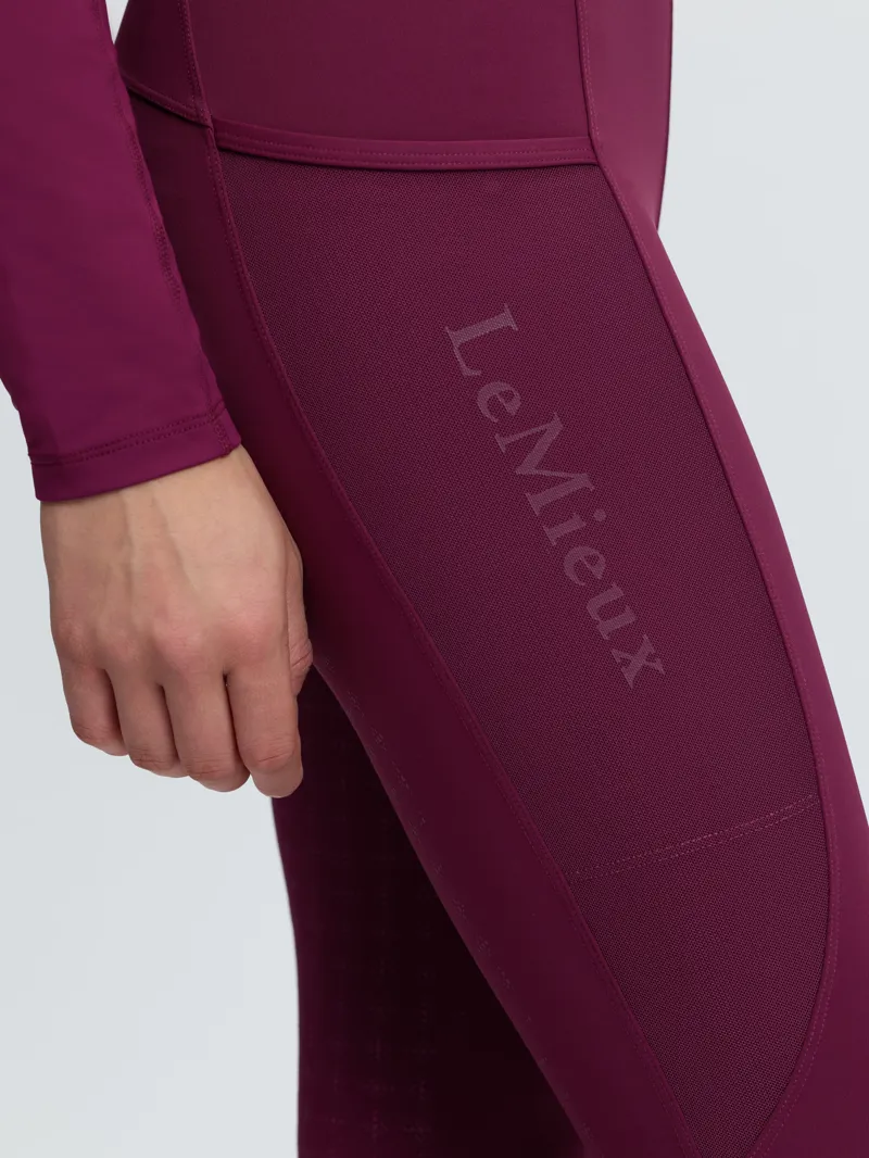 LeMieux Naomi Pull On Breeches in Blackberry-4