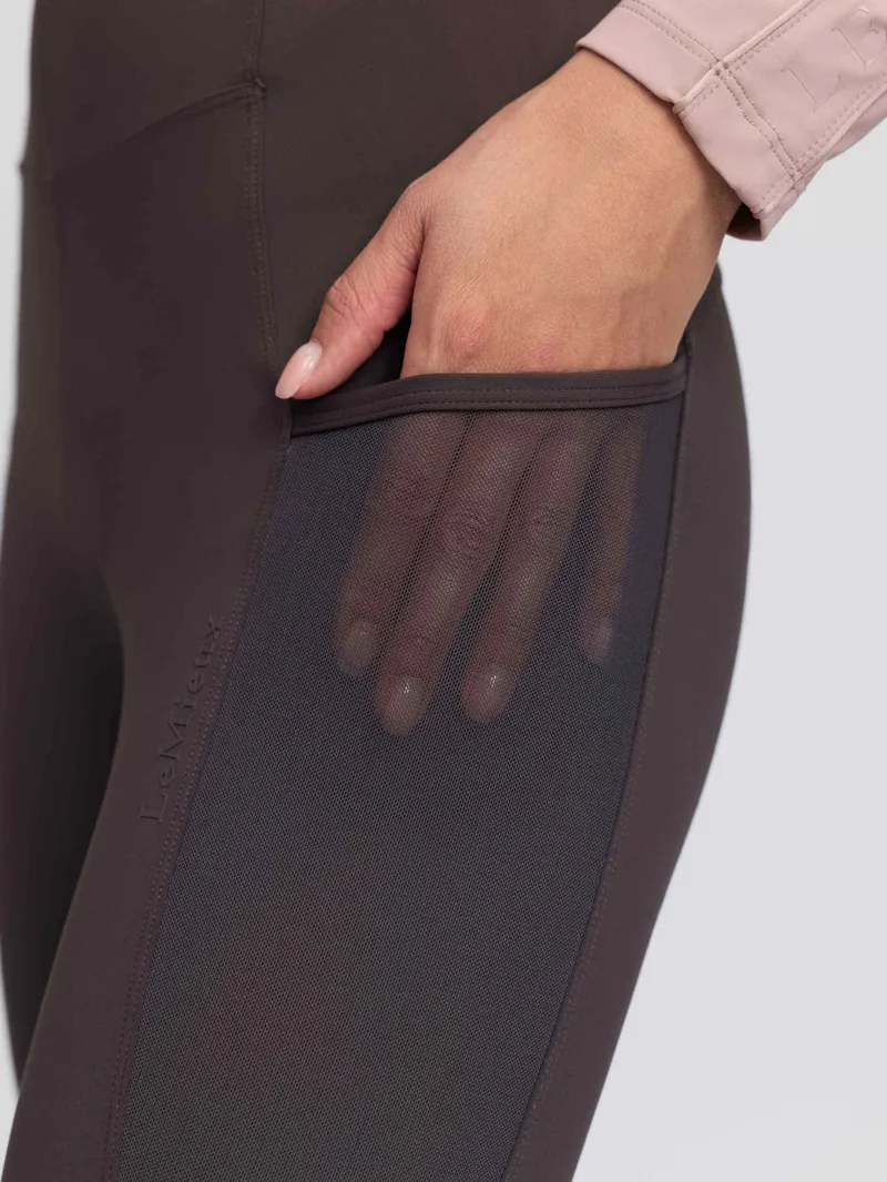 LeMieux Naomi Pull-On Breeches in Cocoa-3
