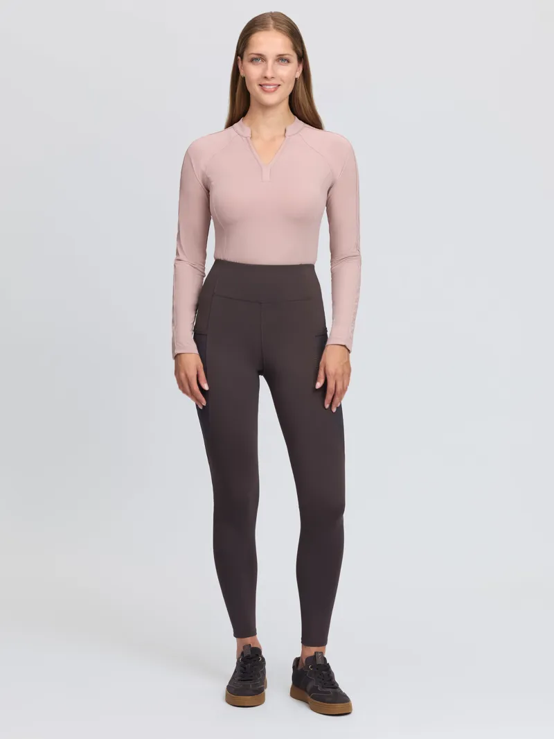 LeMieux Naomi Pull-On Breeches in Cocoa-5