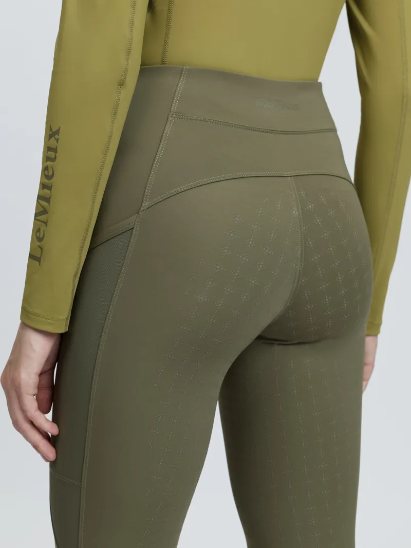  LeMieux Naomi Pull-On Breeches in Willow Green-1