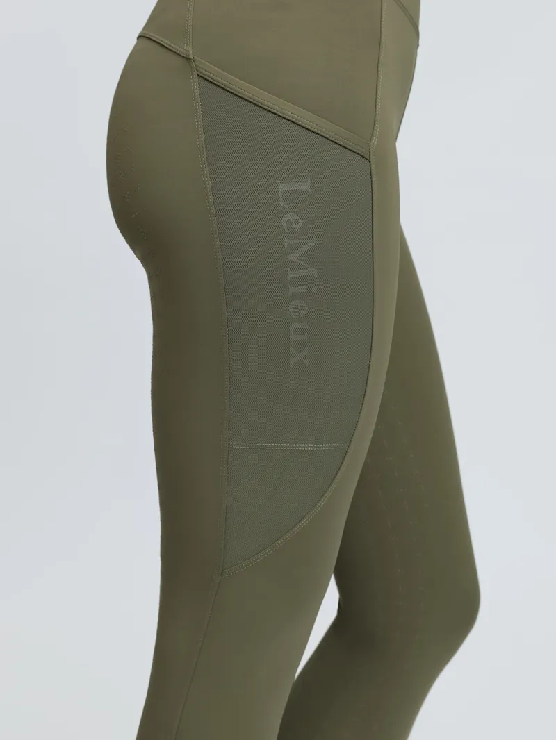  LeMieux Naomi Pull-On Breeches in Willow Green-2