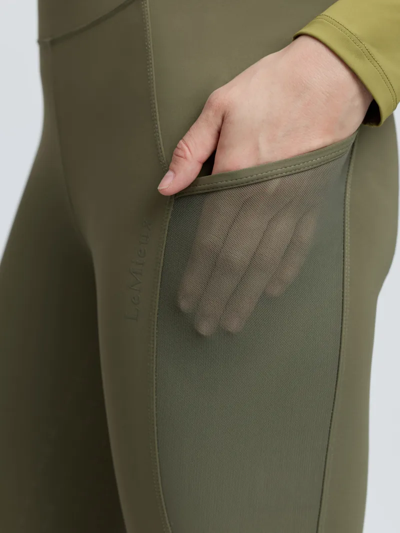  LeMieux Naomi Pull-On Breeches in Willow Green-3