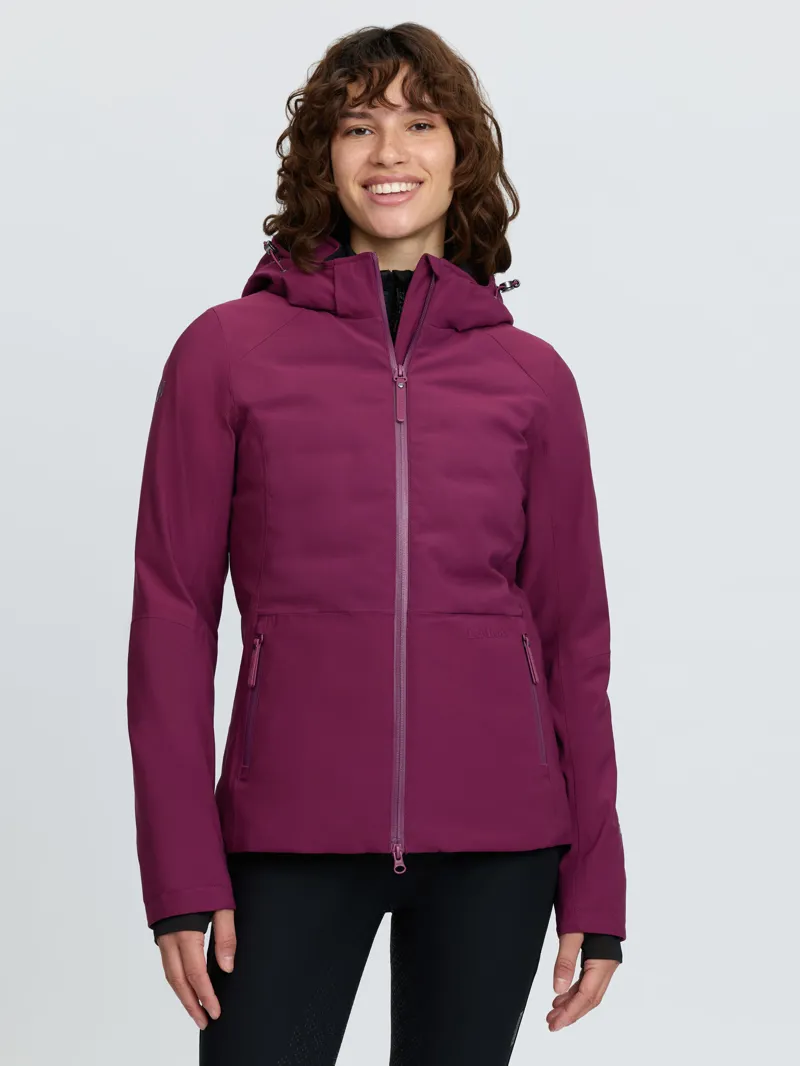 LeMieux Brooke 3 in 1 Waterproof Hybrid Jacket Blackberry-3