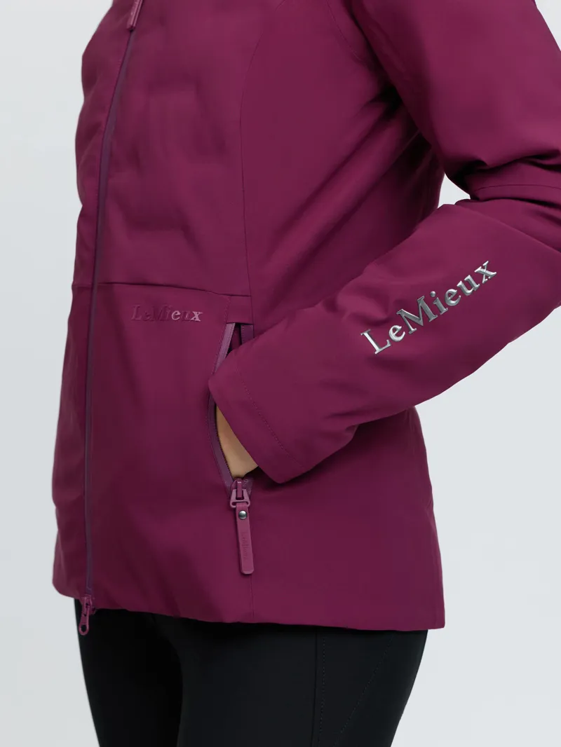 LeMieux Brooke 3 in 1 Waterproof Hybrid Jacket Blackberry-7