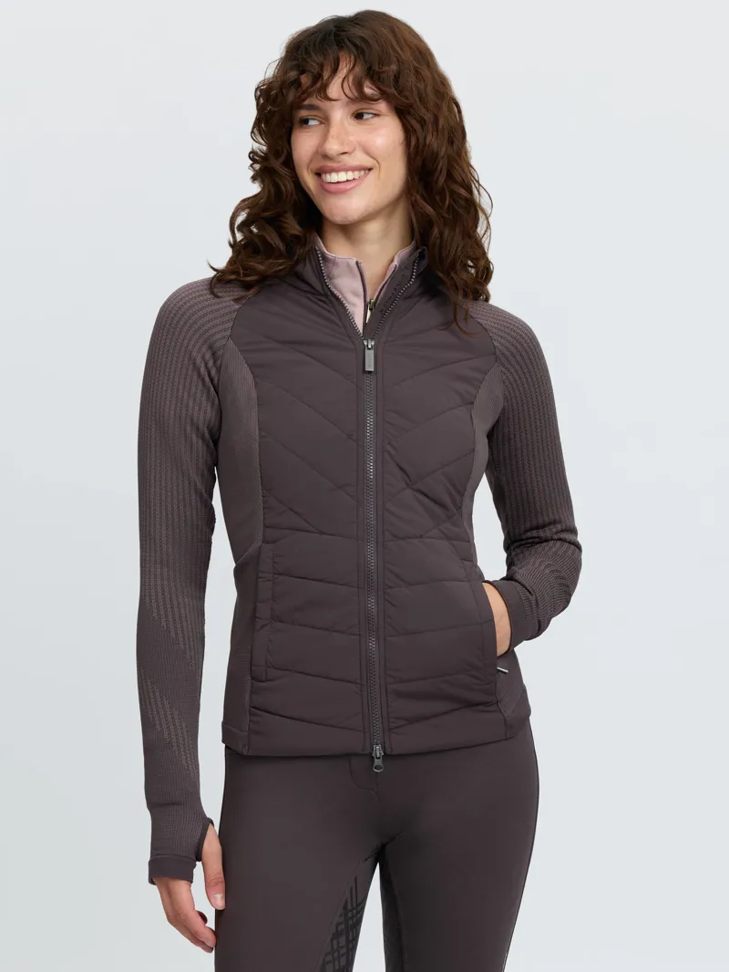  LeMieux Maddie Hybrid Jacket in Cocoa-1