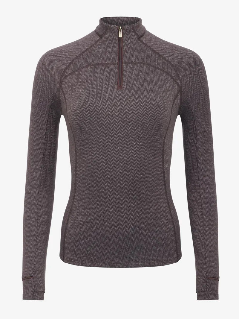 LeMieux Heritage Herringbone Base Layer Cocoa