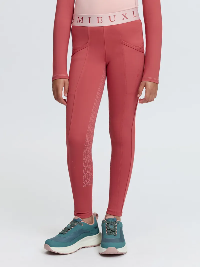  LeMieux Mini Pull On Breeches in Spiced Earth-1