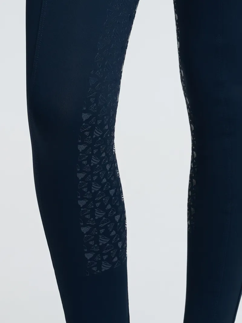  LeMieux Mini Pull On Breeches in Navy and Aloe-4