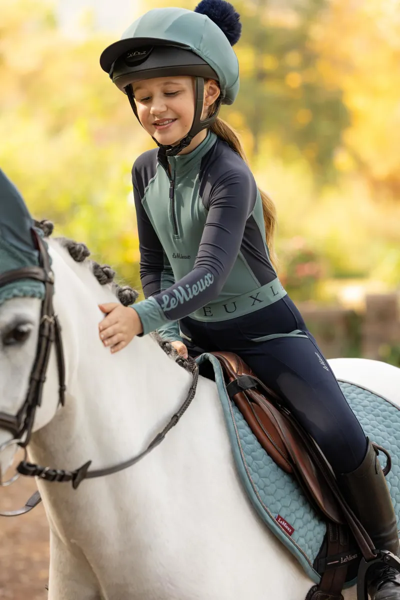  LeMieux Mini Base Layer in Navy and Aloe-6