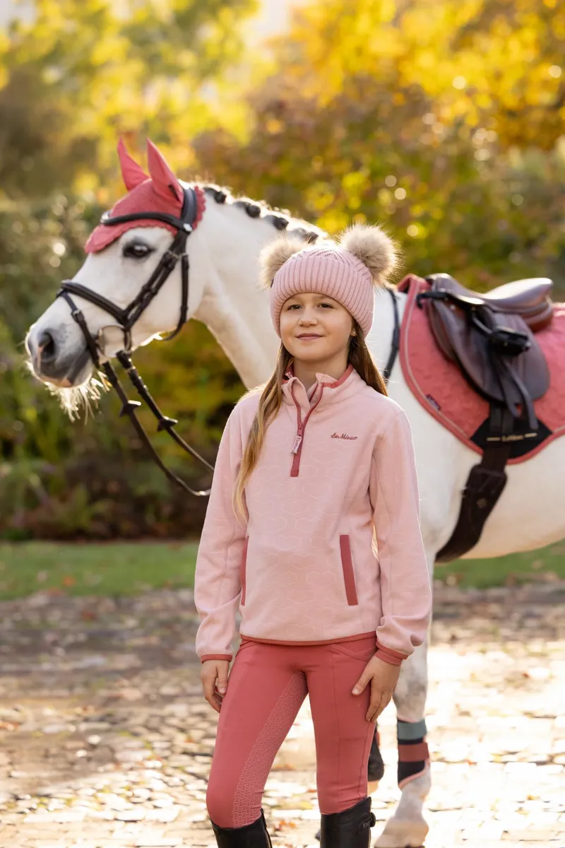 LeMieux Mini Maggie Heart Fleece Petal-5