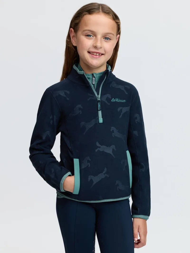  LeMieux Mini Maggie Horse Fleece Navy-2