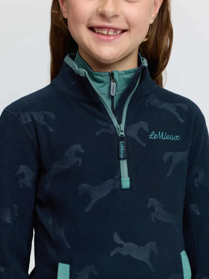 LeMieux Mini Maggie Horse Fleece Navy-5