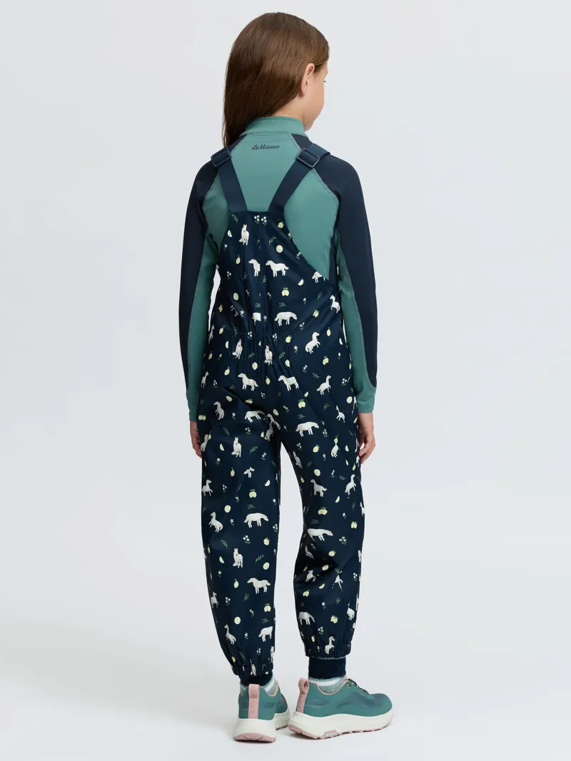 LeMieux Mini Pippin Splash Dungarees Navy-2