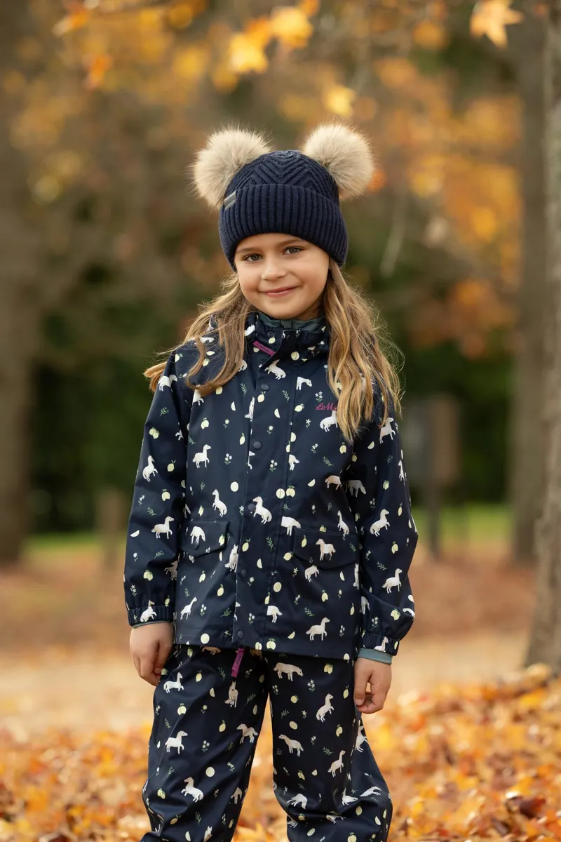 LeMieux Mini Pippin Splash Jacket in Navy-5