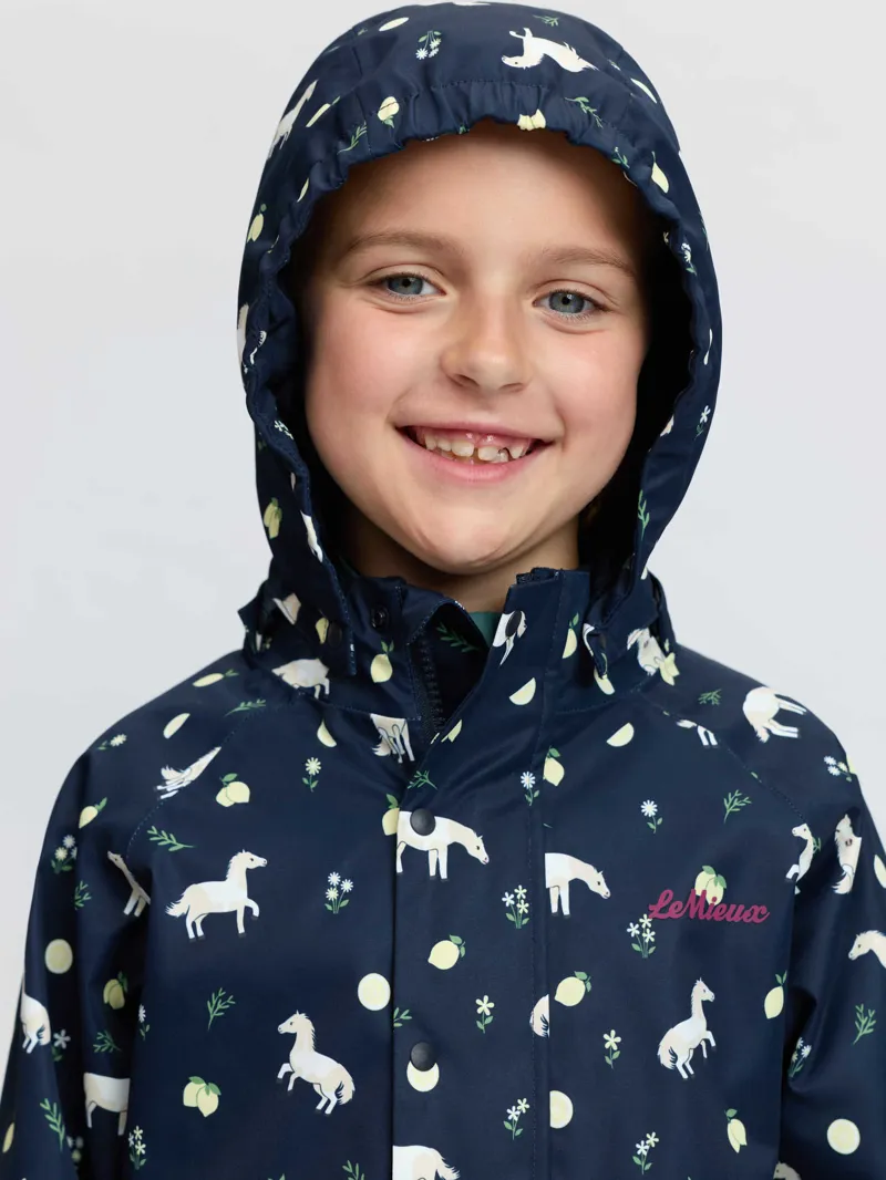 LeMieux Mini Pippin Splash Jacket in Navy-3