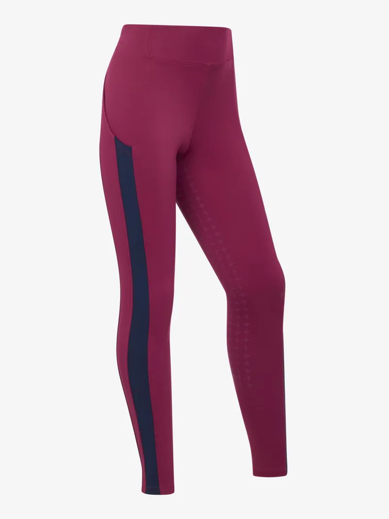  Young Rider Orla Pull On Breeches in Blackberry-1