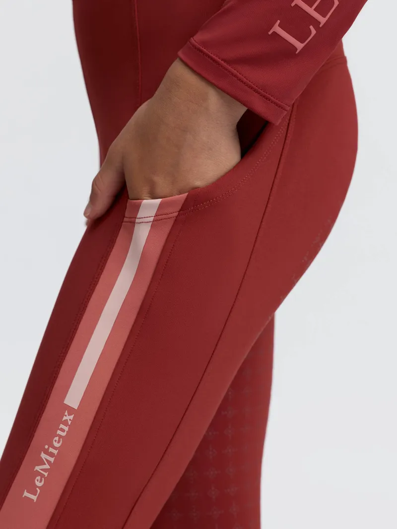  Young Rider Orla Pull On Breeches in Russet-3