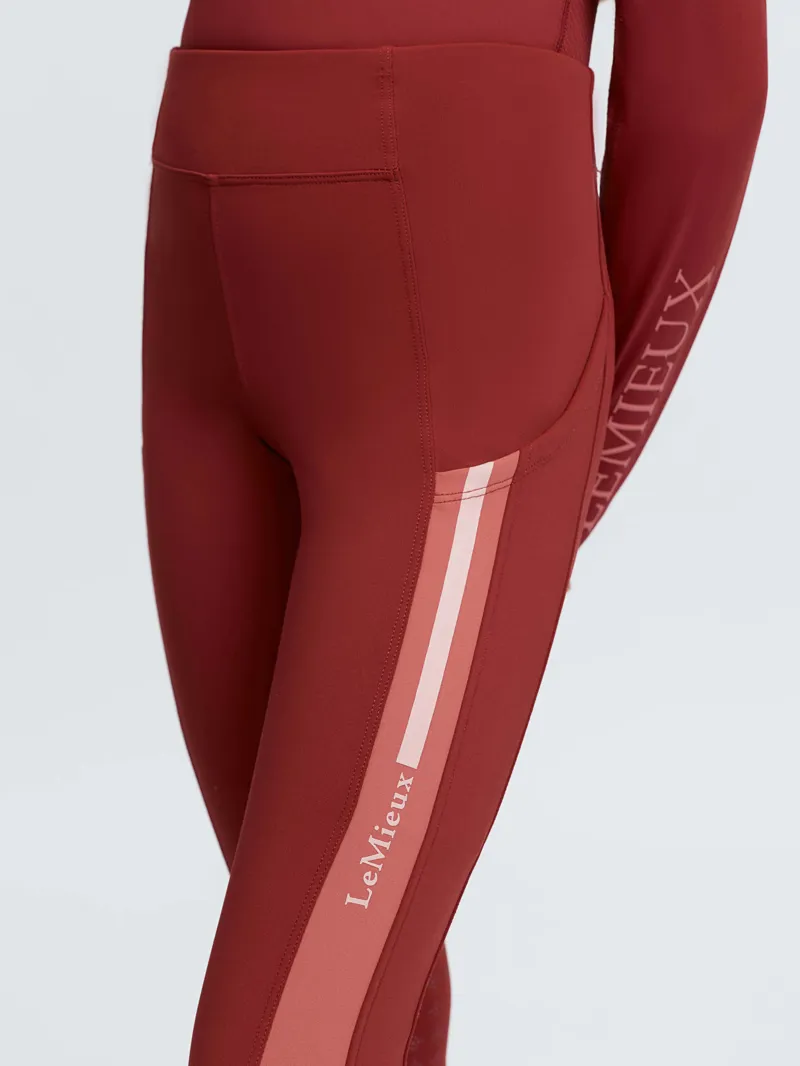  Young Rider Orla Pull On Breeches in Russet-4