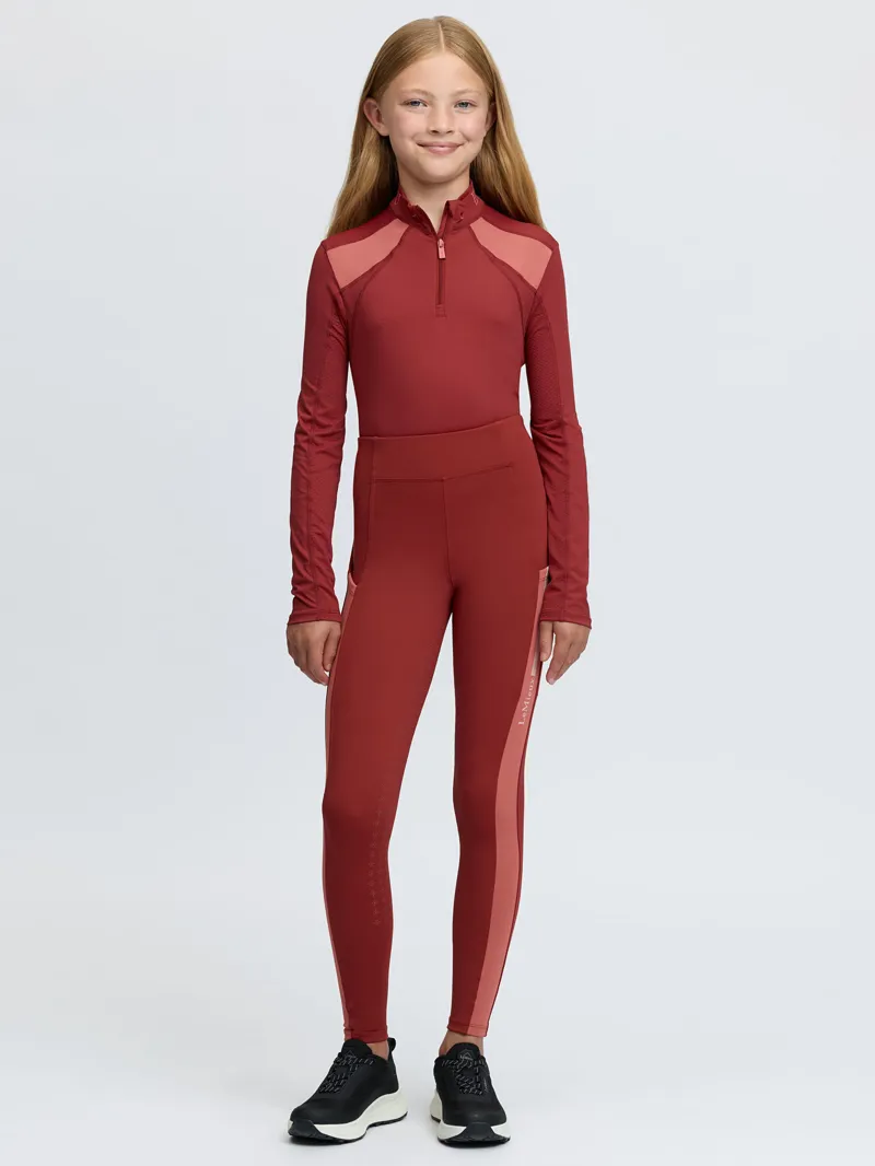  Young Rider Orla Pull On Breeches in Russet-5