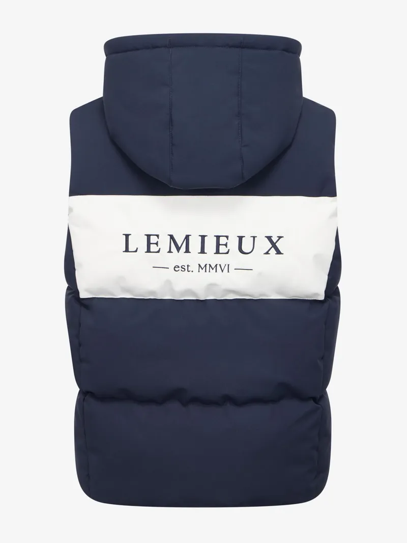 LeMieux Young Rider Joey Hooded Gilet in Navy-1