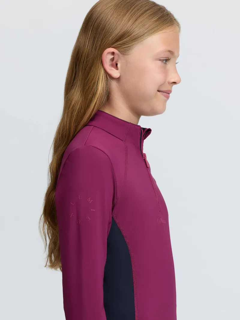 LeMieux Young Rider Classique Base Layer in Blackberry-2