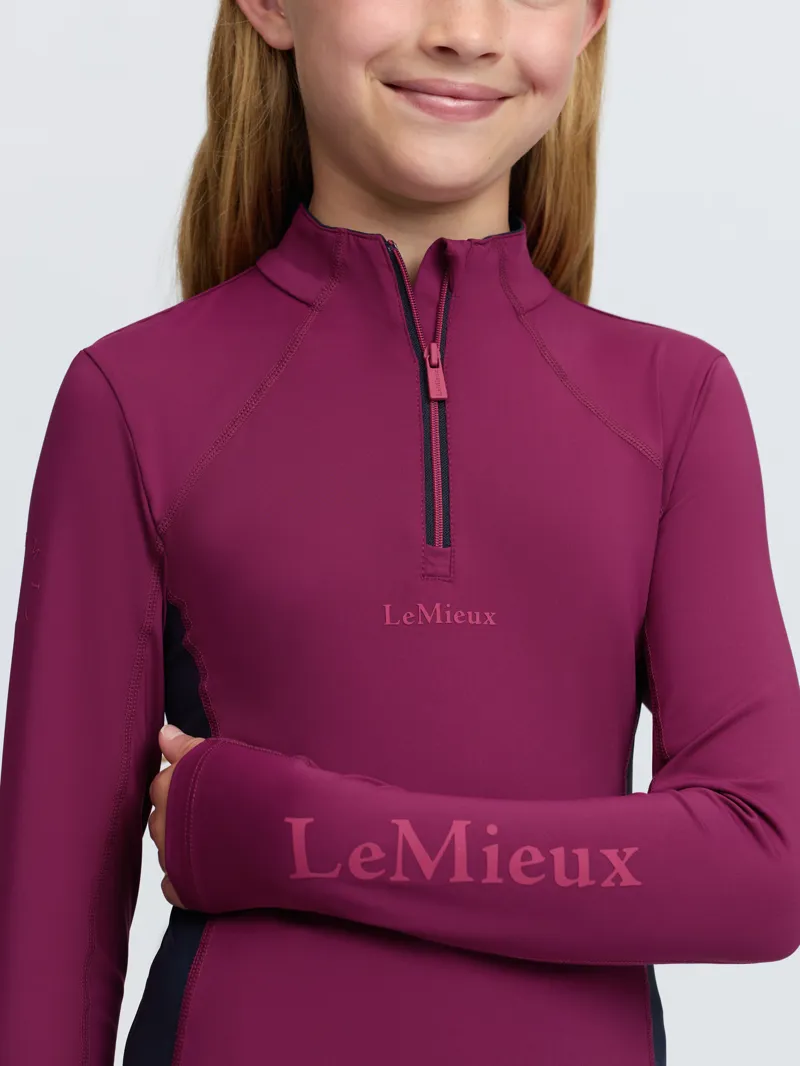 LeMieux Young Rider Classique Base Layer in Blackberry-3