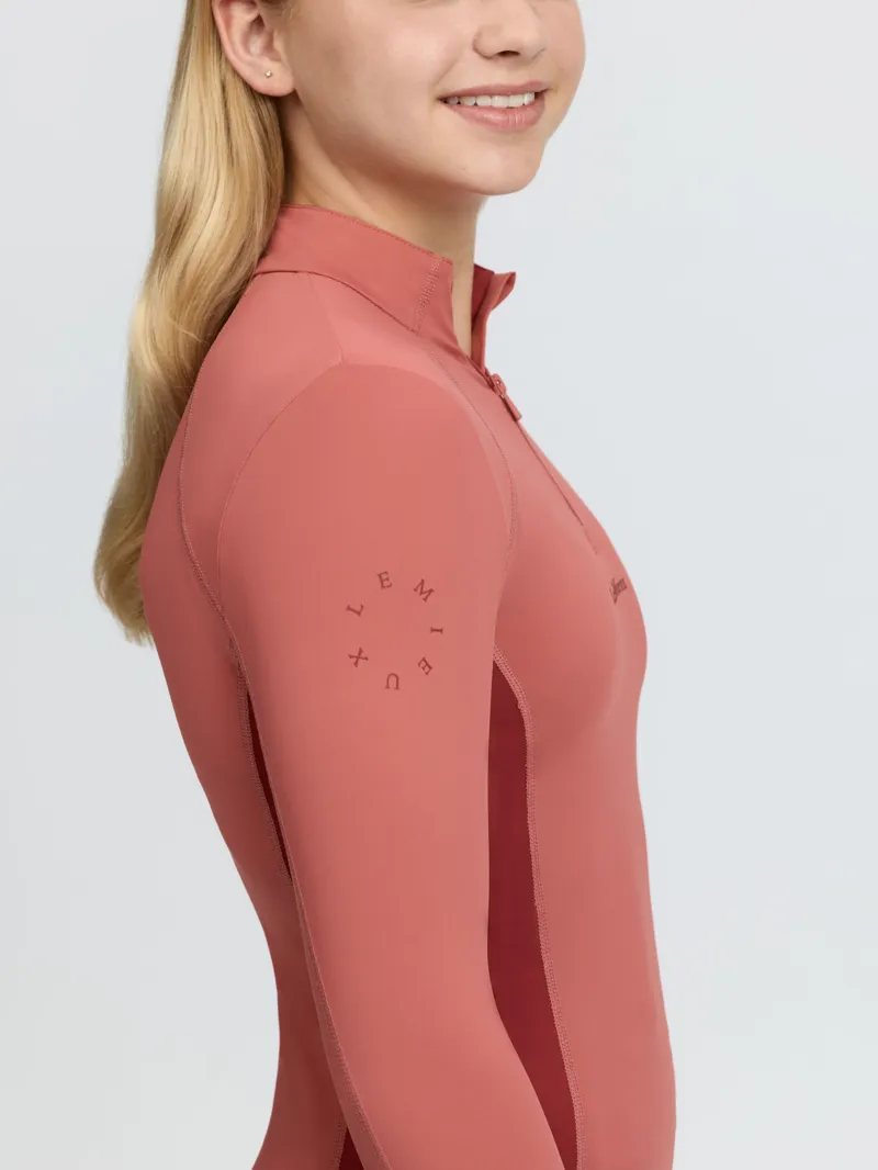  LeMieux Young Rider Classique Base Layer in Spiced Earth-3