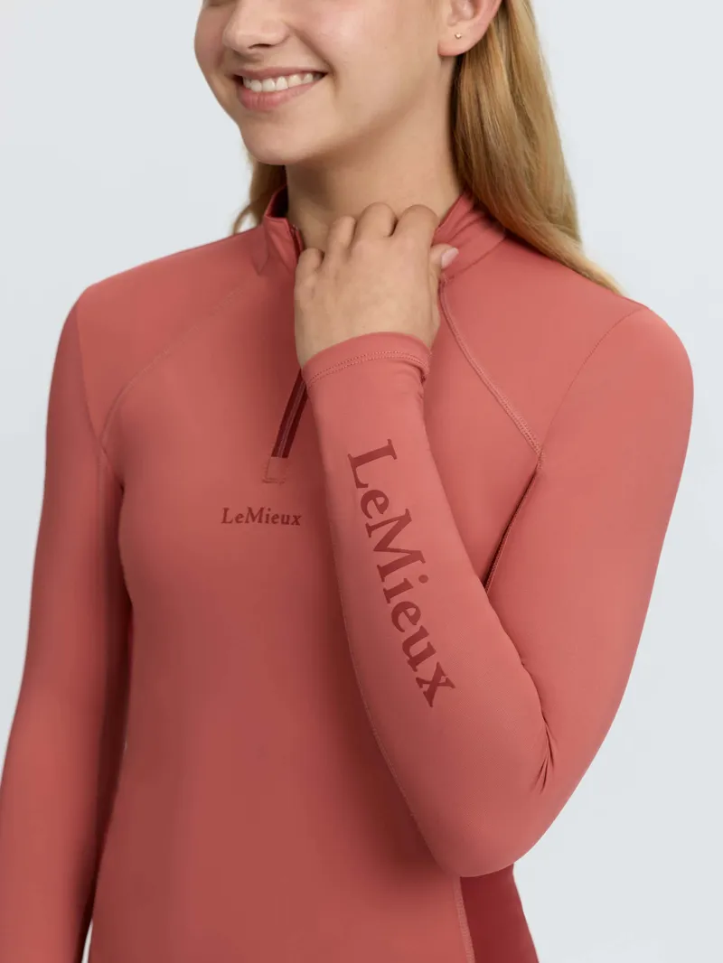  LeMieux Young Rider Classique Base Layer in Spiced Earth-4