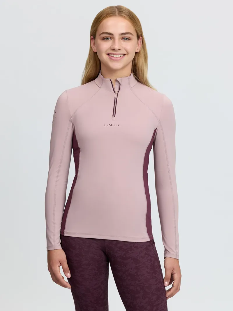  LeMieux Young Rider Classique Base Layer in Wild Rose-1