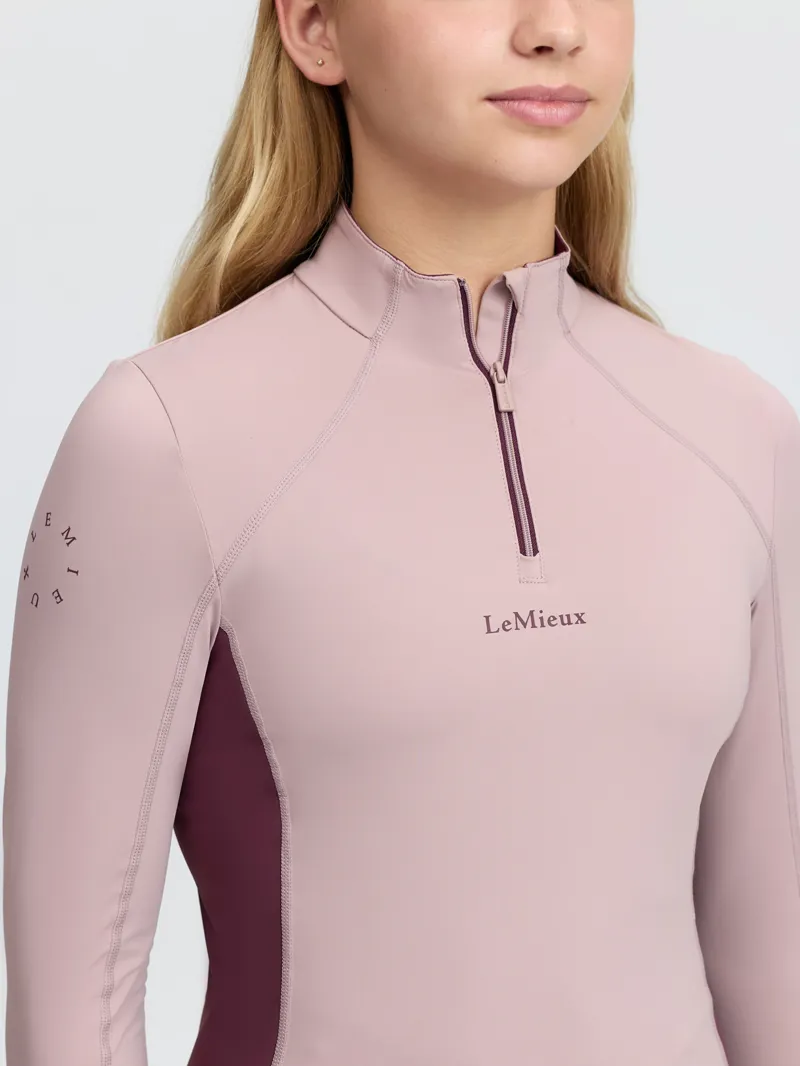  LeMieux Young Rider Classique Base Layer in Wild Rose-4