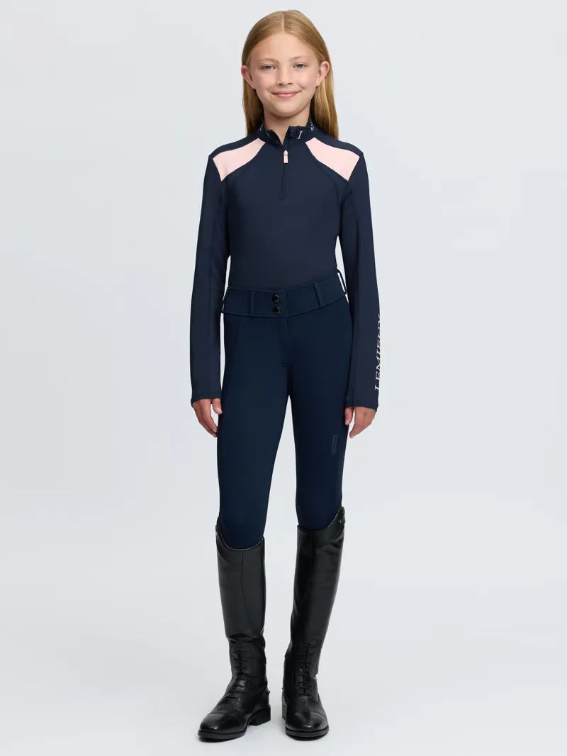 LeMieux Young Rider Mia Mesh Base Layer in Navy-6