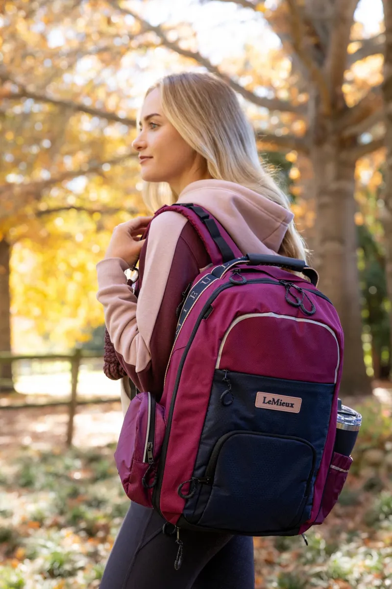  LeMieux Pro Rucksack in Blackberry-4