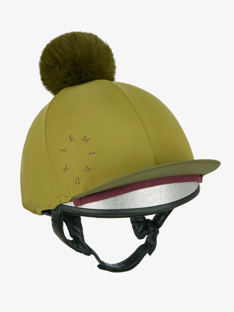  LeMieux Classique Pom Hat Silk in Gooseberry-1