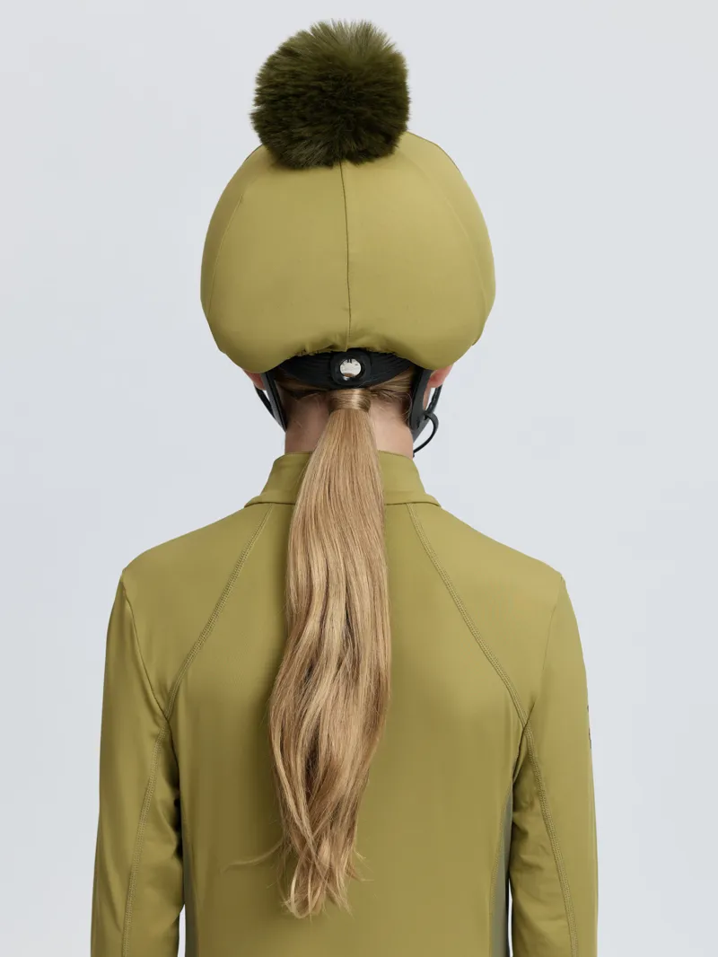  LeMieux Classique Pom Hat Silk in Gooseberry-3