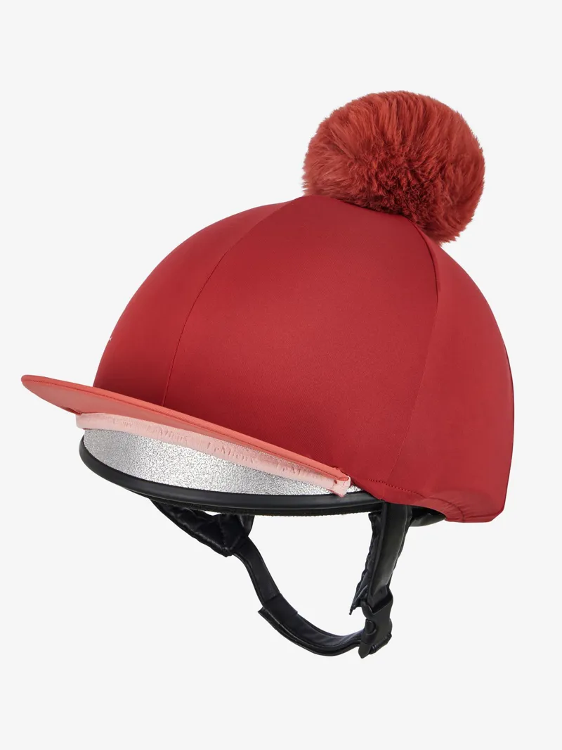  LeMieux Classique Pom Hat Silk in Russet