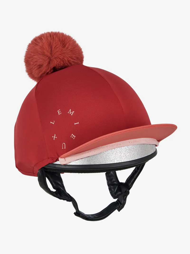 LeMieux Classique Pom Hat Silk in Russet-1