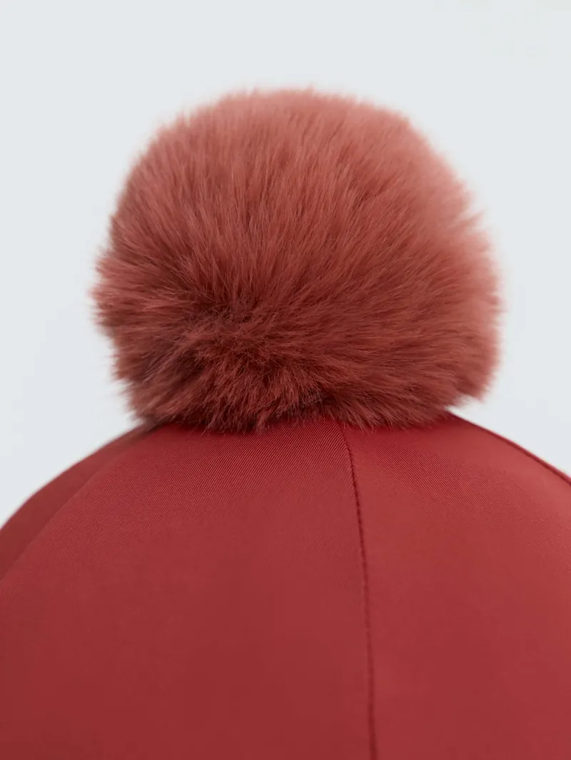  LeMieux Classique Pom Hat Silk in Russet-5