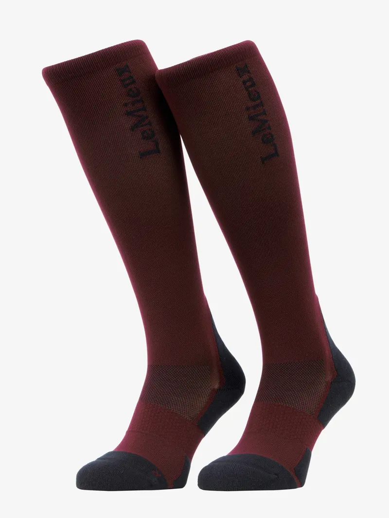  LeMieux Performance Socks in Bramble