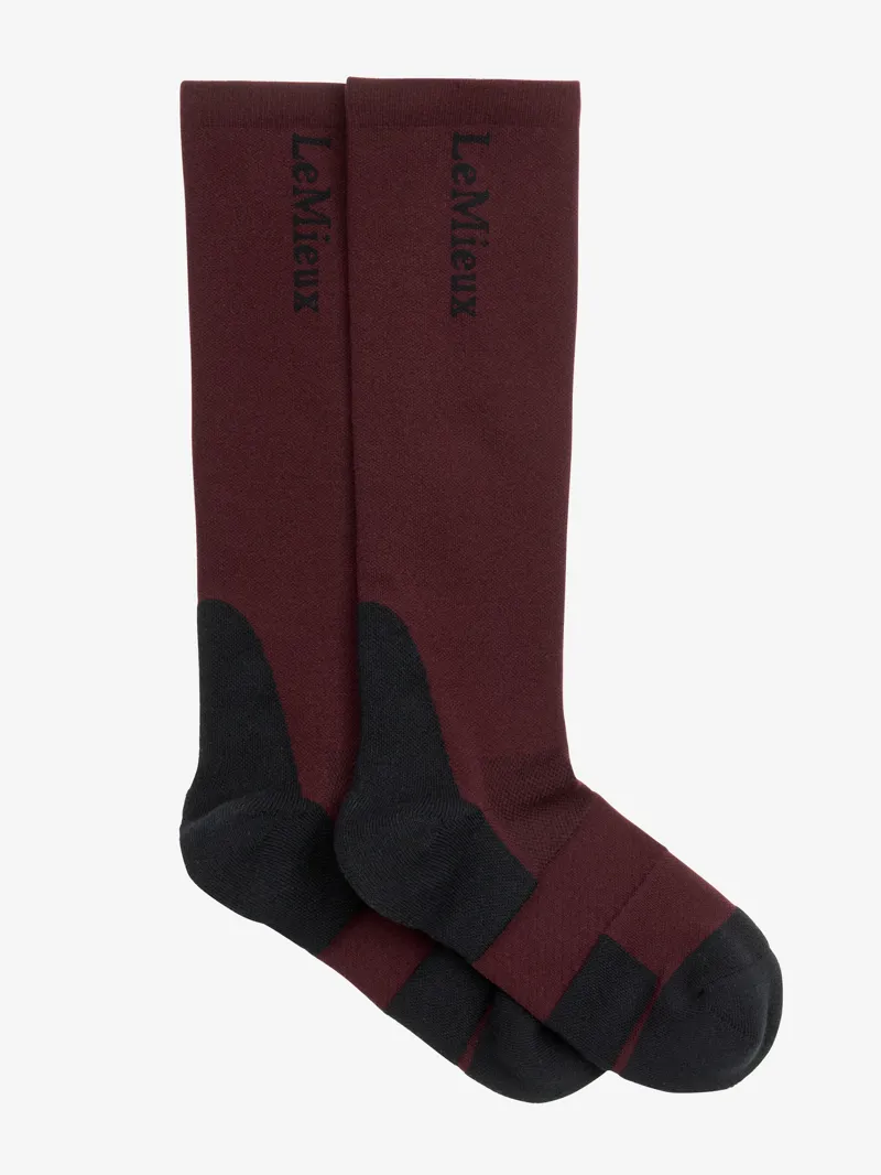  LeMieux Performance Socks in Bramble-1