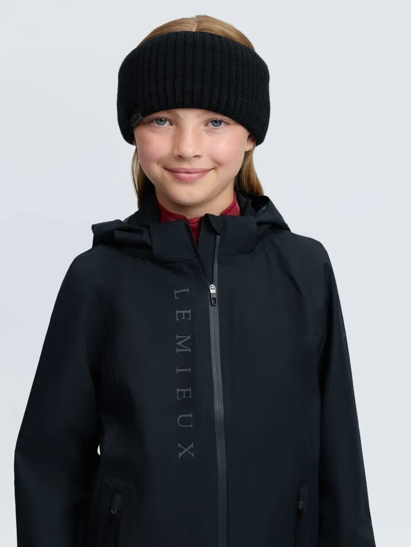  LeMieux Clara Ribbed Headband Black-1