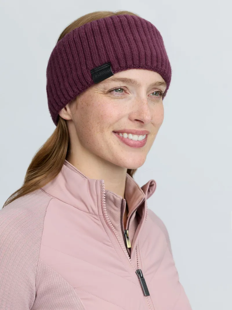 LeMieux Clara Ribbed Headband Bramble-3
