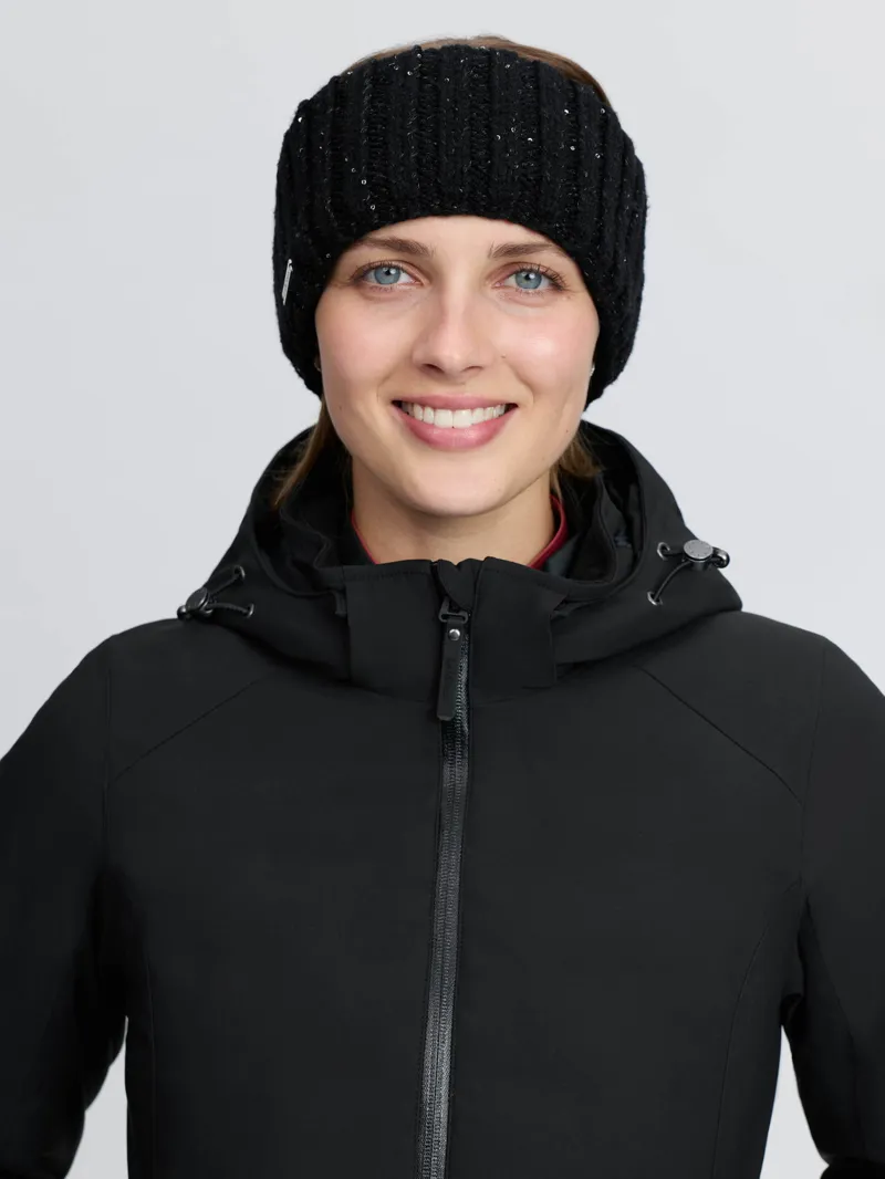 LeMieux Bernie Sequin Headband Black-1