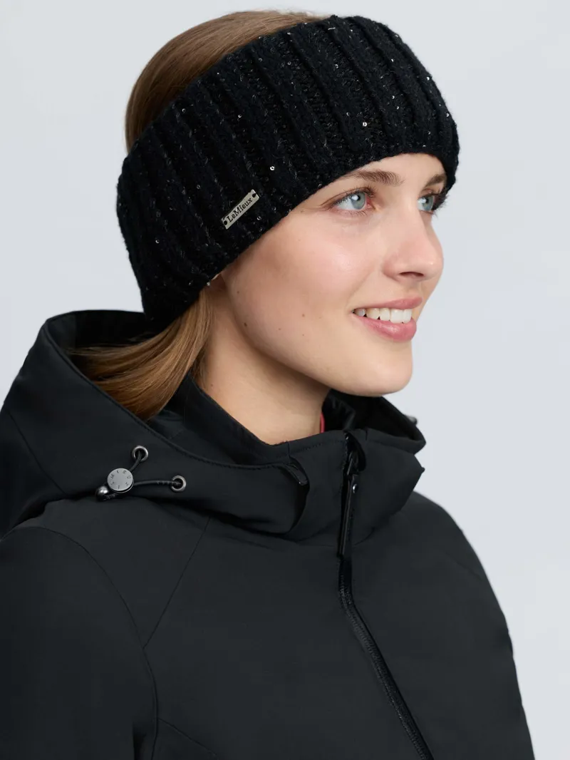 LeMieux Bernie Sequin Headband Black-3